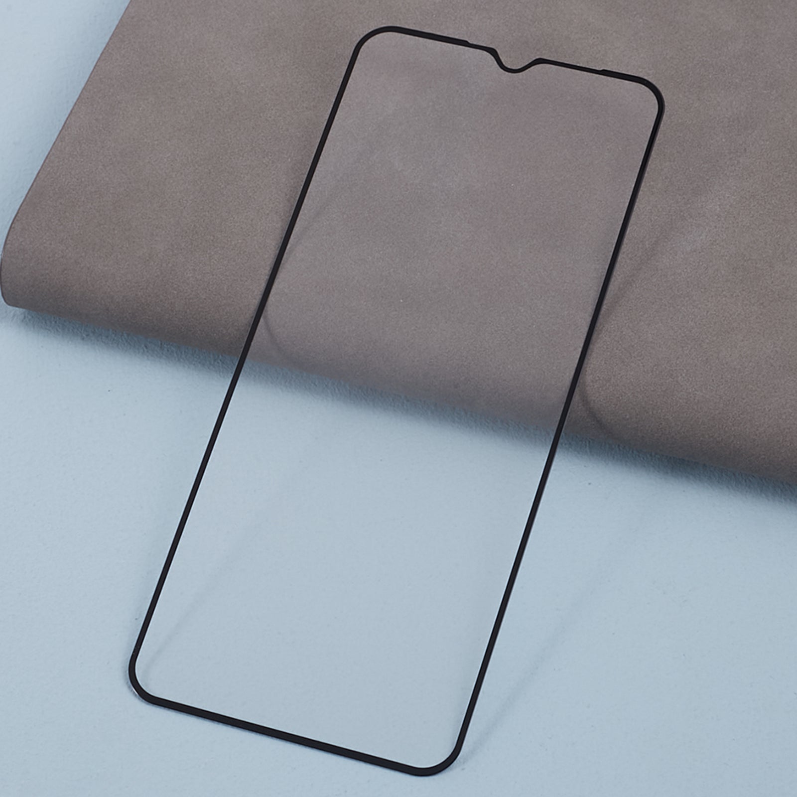 For Realme Narzo 50i Prime 4G Tempered Glass Film Silk Printing Full Cover Screen Protector