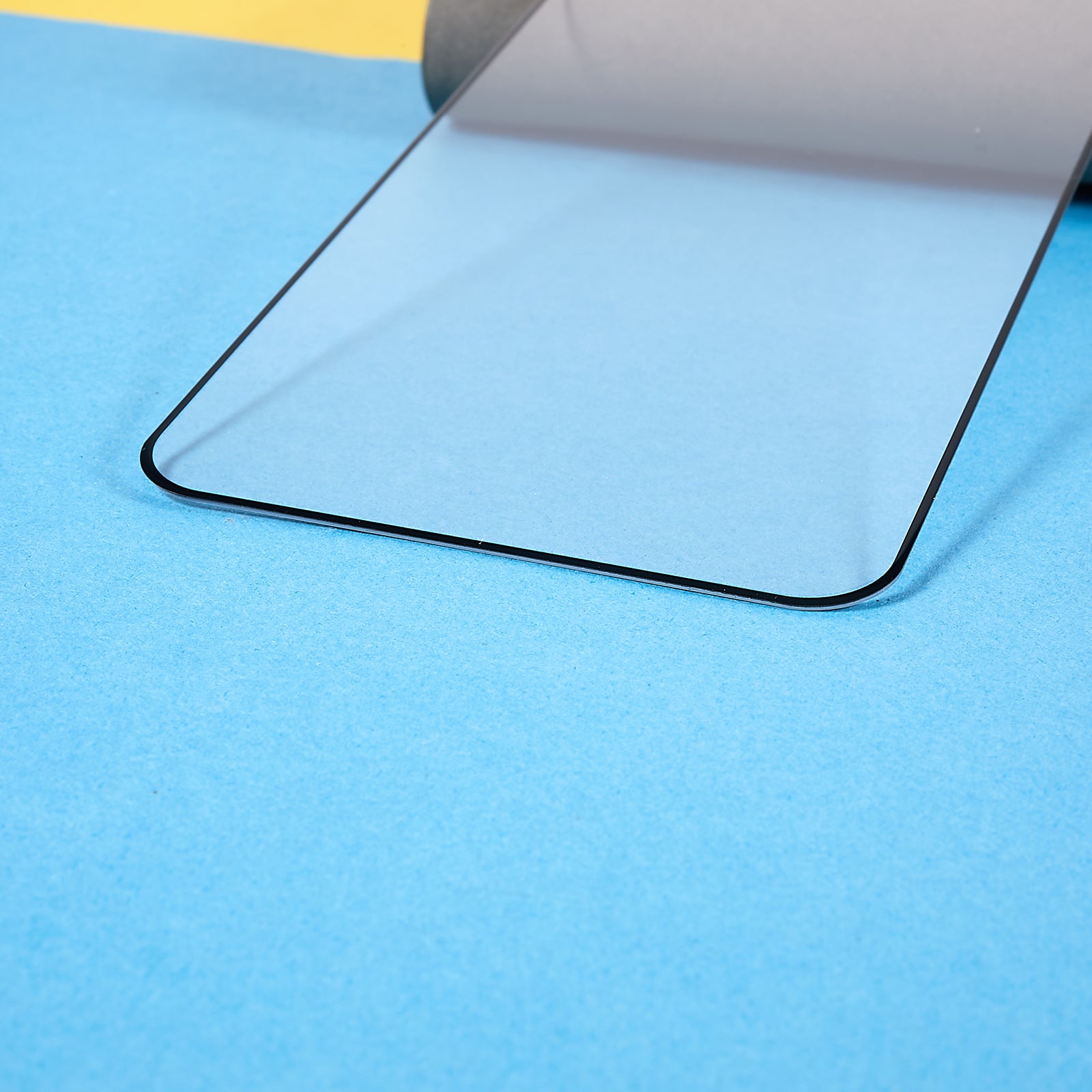 For Samsung Galaxy S24+ Screen Protector HD Clear Film Silk Printing Black Edge (Fingerprint Unlock)