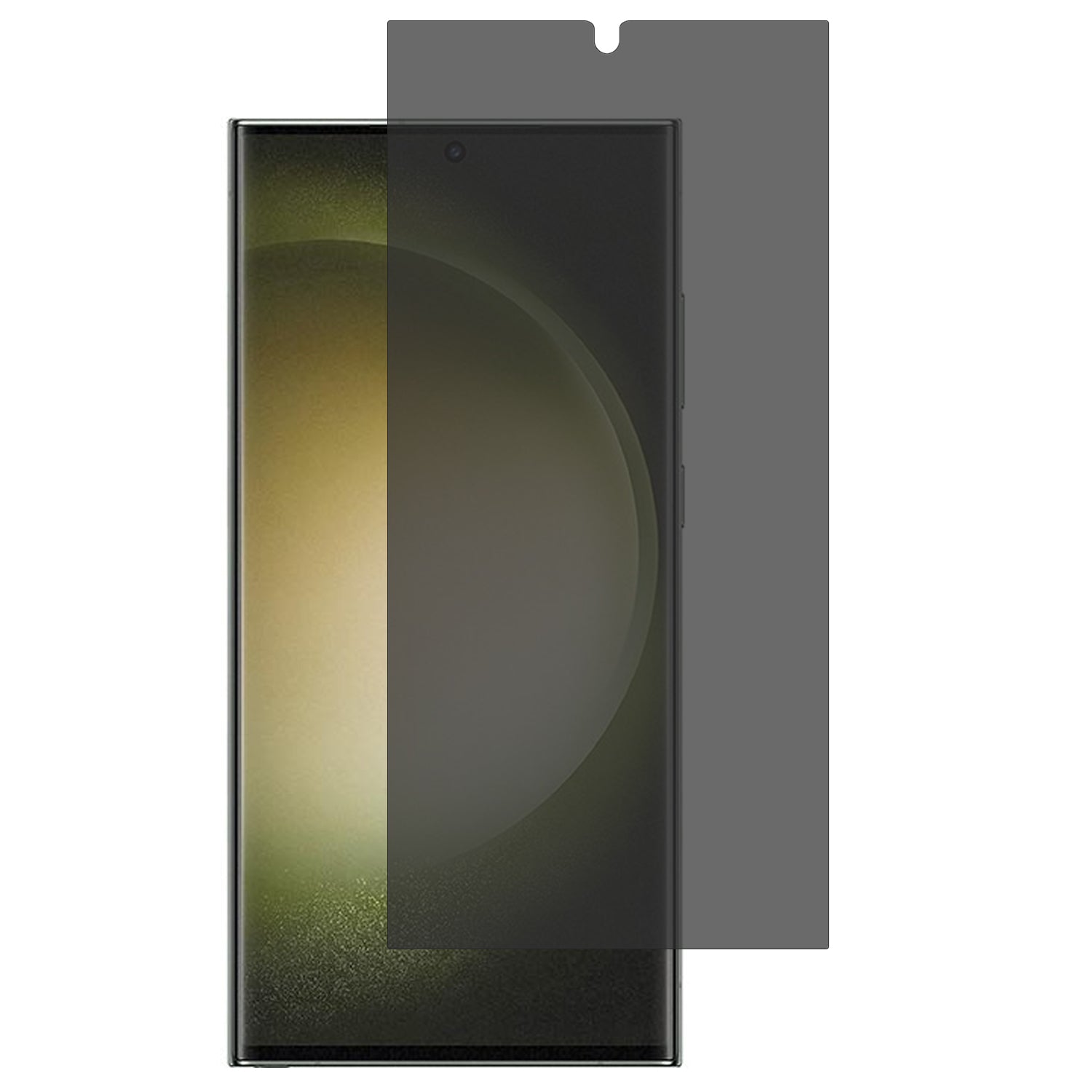 For Samsung Galaxy S24 Ultra Anti-Peep Fingerprint-free Screen Protector (Fingerprint Unlock)
