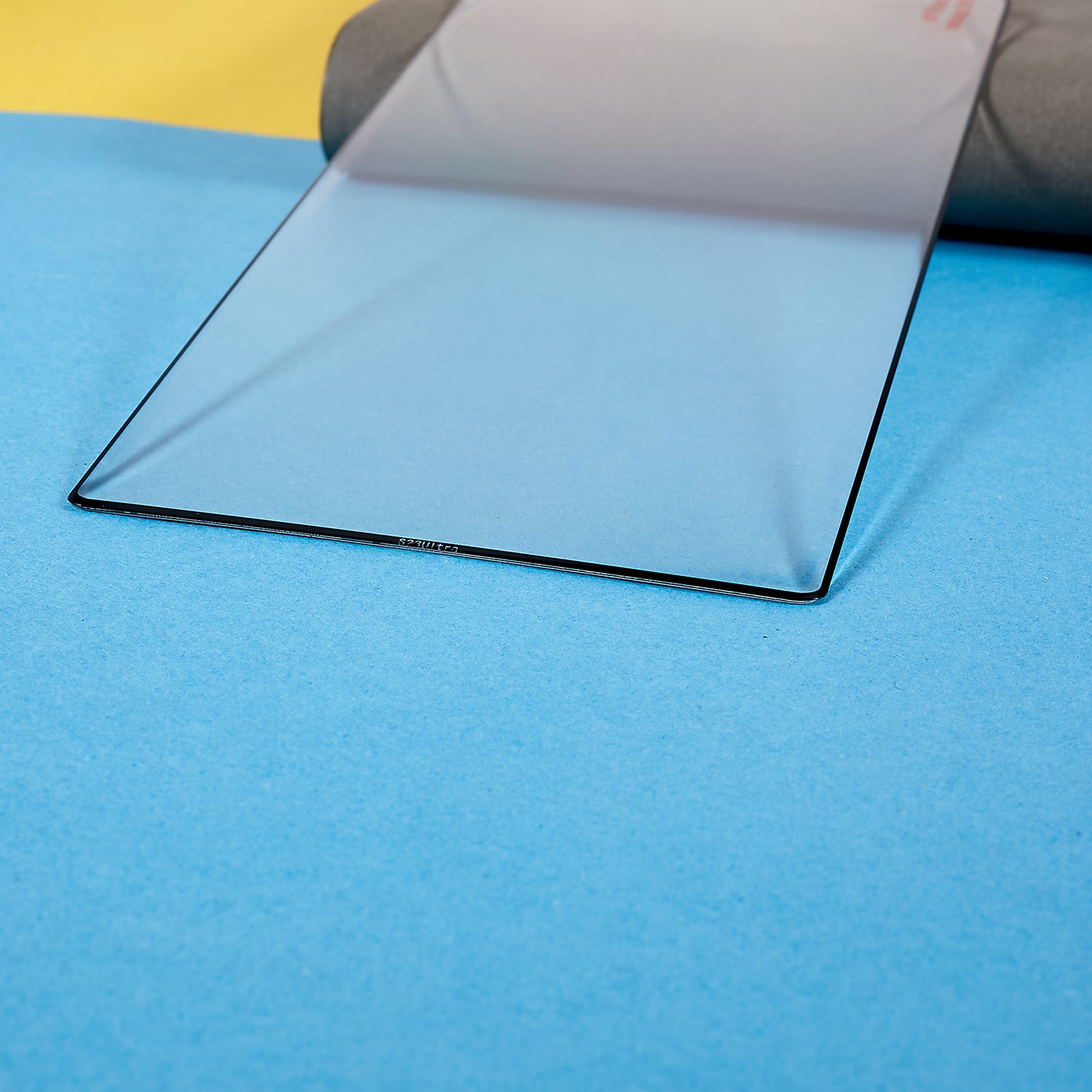 For Samsung Galaxy S24 Ultra Silk Printing Black Edge High Aluminum-silicon Glass Film (Fingerprint Unlock)