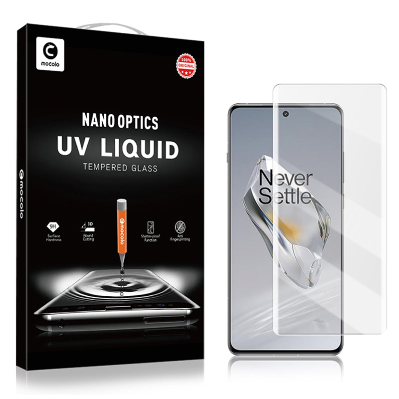 MOCOLO For OnePlus 12 5G UV Liquid Screen Protector 3D Curved Tempered Glass Film