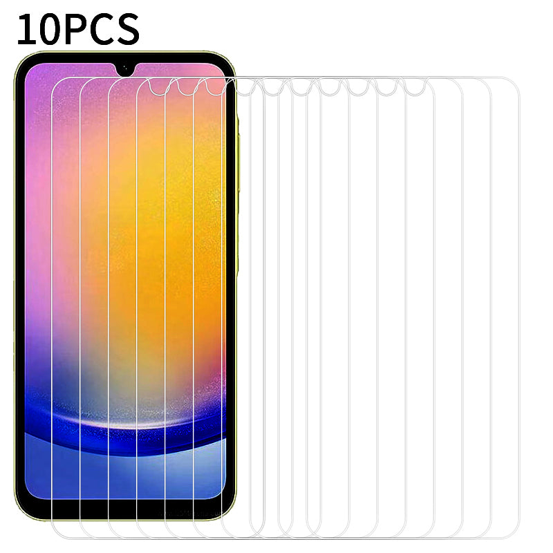 RURIHAI 10Pcs For Samsung Galaxy A25 5G (Global) (161.0 x 76.5 x 8.3mm) 0.26mm Film HD Clear High Aluminium-silicon Glass Screen Protector
