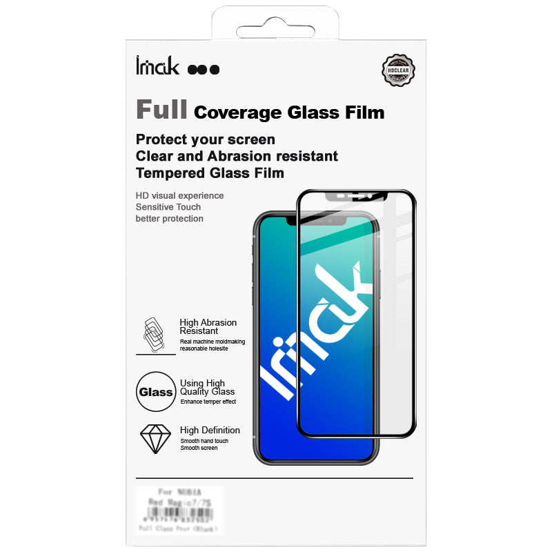 IMAK Pro+ Series Tempered Glass Film For Honor 90 GT 5G Sensitive Touch Full Screen Protector