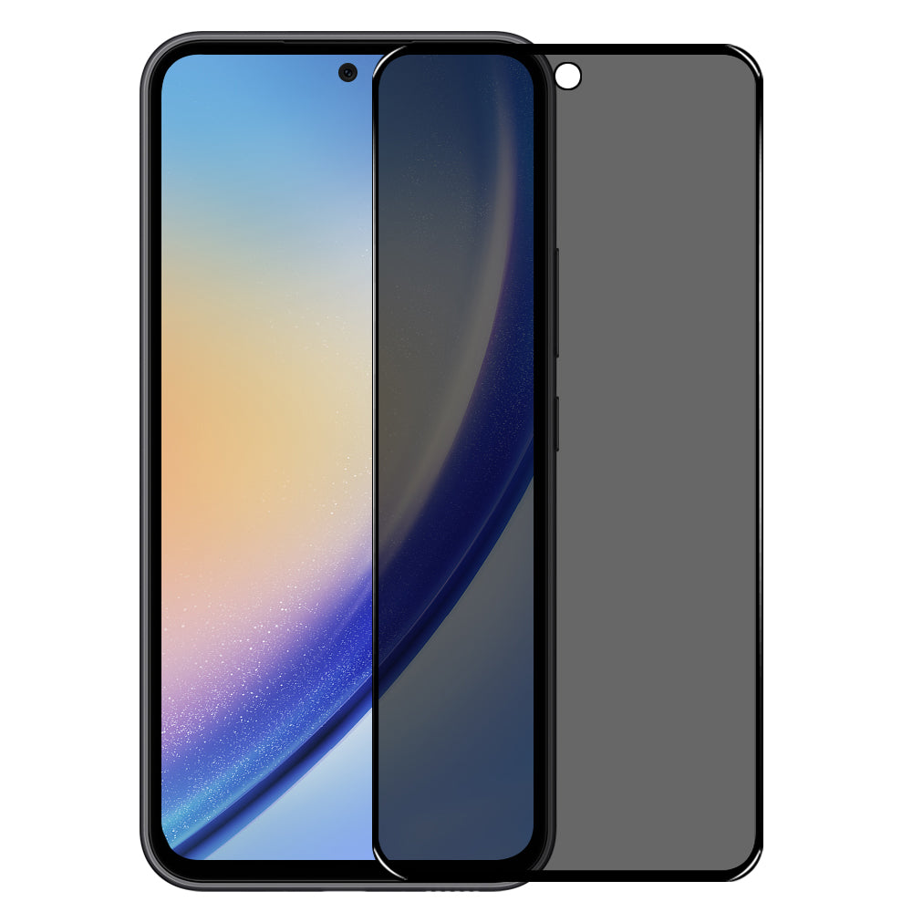 NORTHJO A+ For Samsung Galaxy A55 5G Anti-peep Screen Protector 0.3mm 2.5D Anti-fingerprint Anti-Spy Film