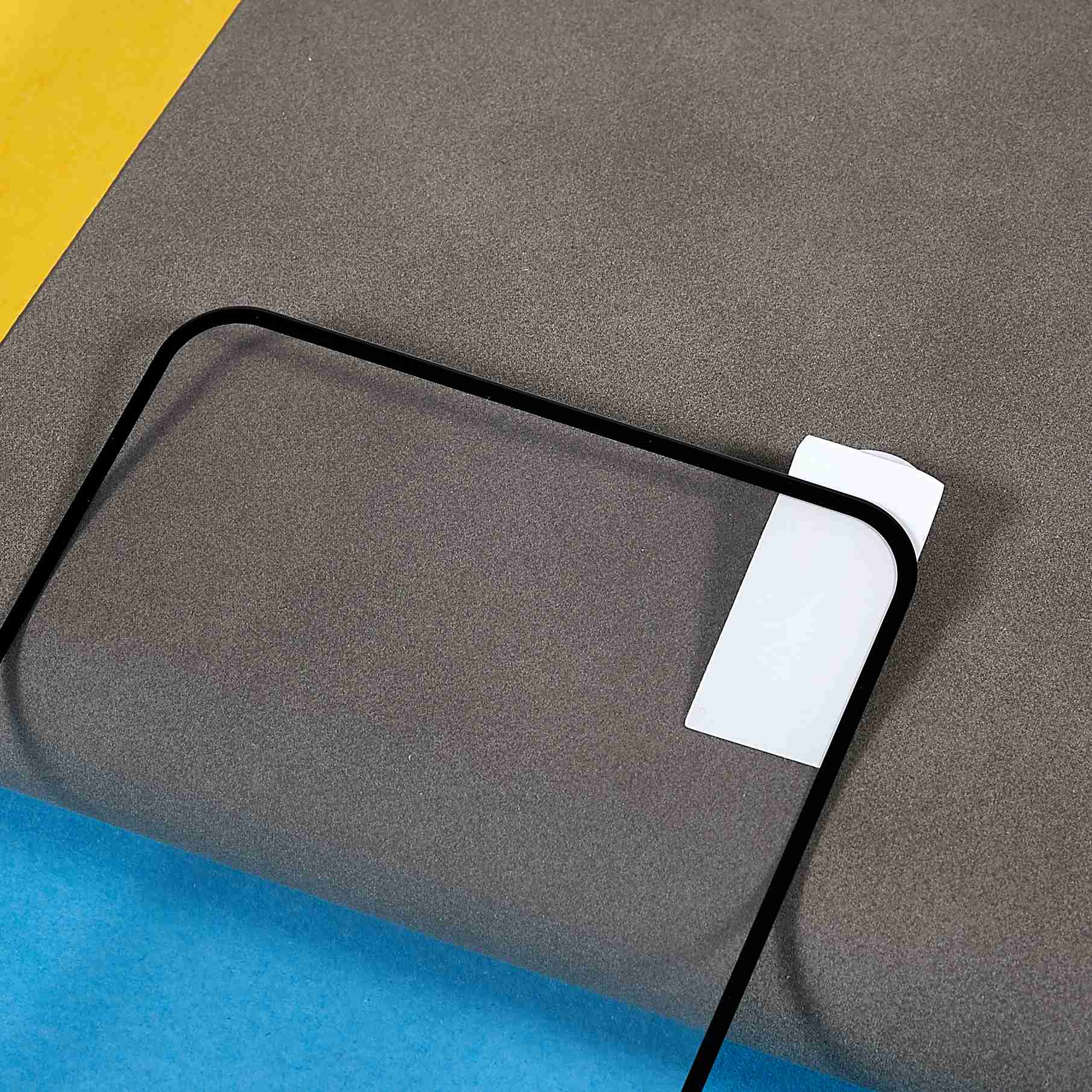 For Realme C67 5G Full Screen Protector Black Edge Silk Printing Tempered Glass