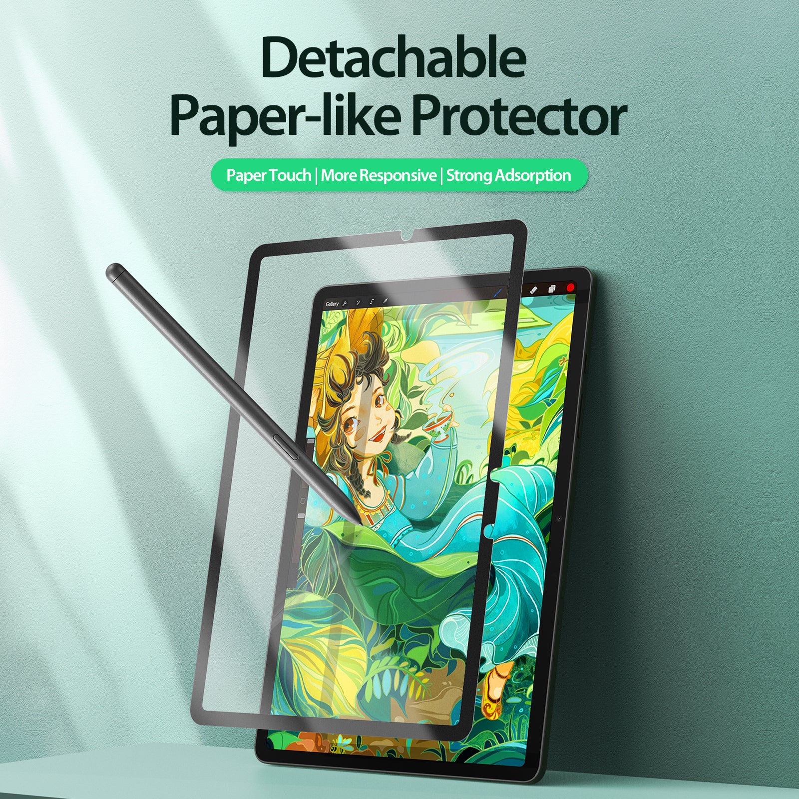 DUX DUCIS Naad Series for Samsung Galaxy Tab S9 / S8 / S7 PET Film Detachable Paperfeel Screen Protector