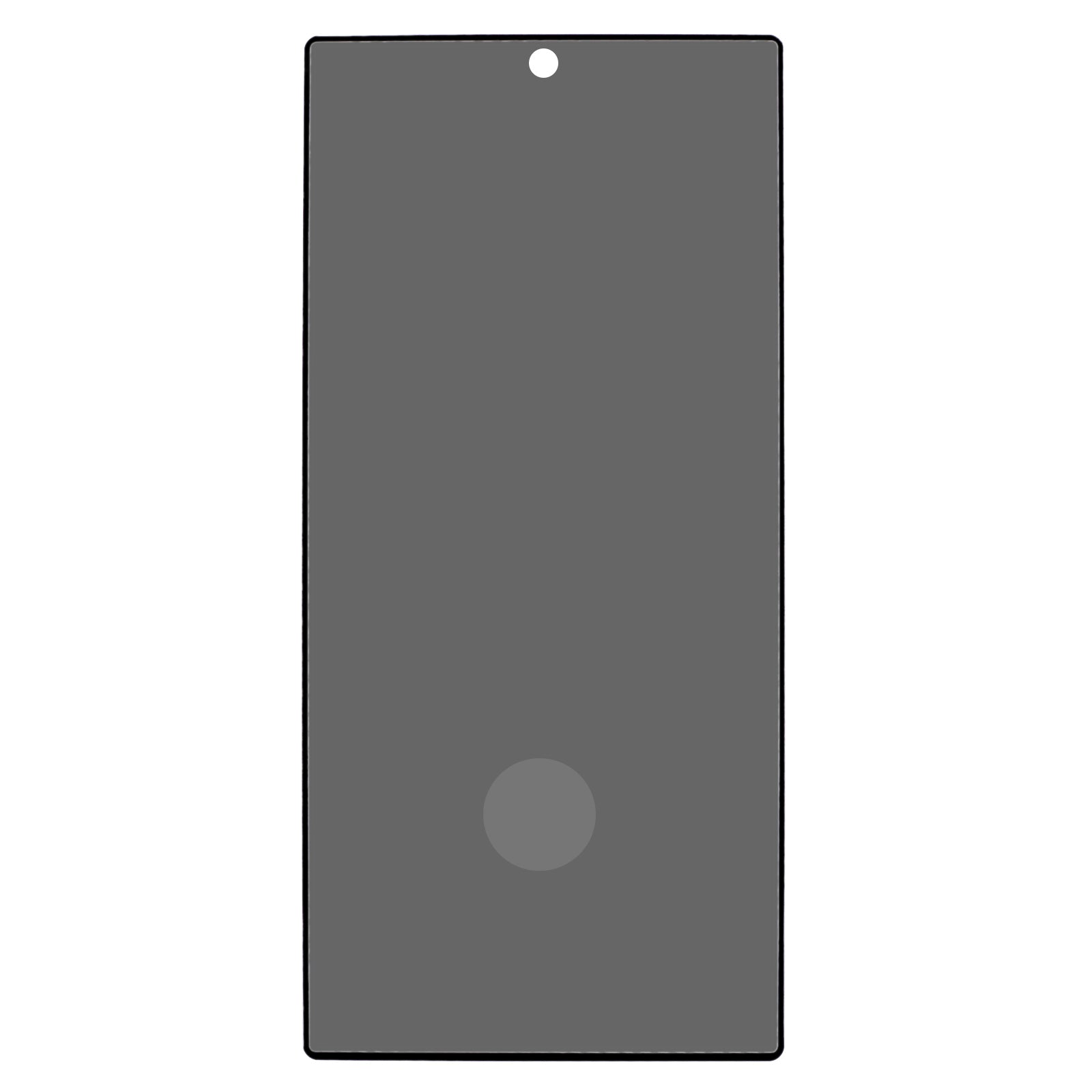 For Samsung Galaxy S24 Ultra Privacy Screen Protector Tempered Glass Film Fingerprint Unlock Side Glue