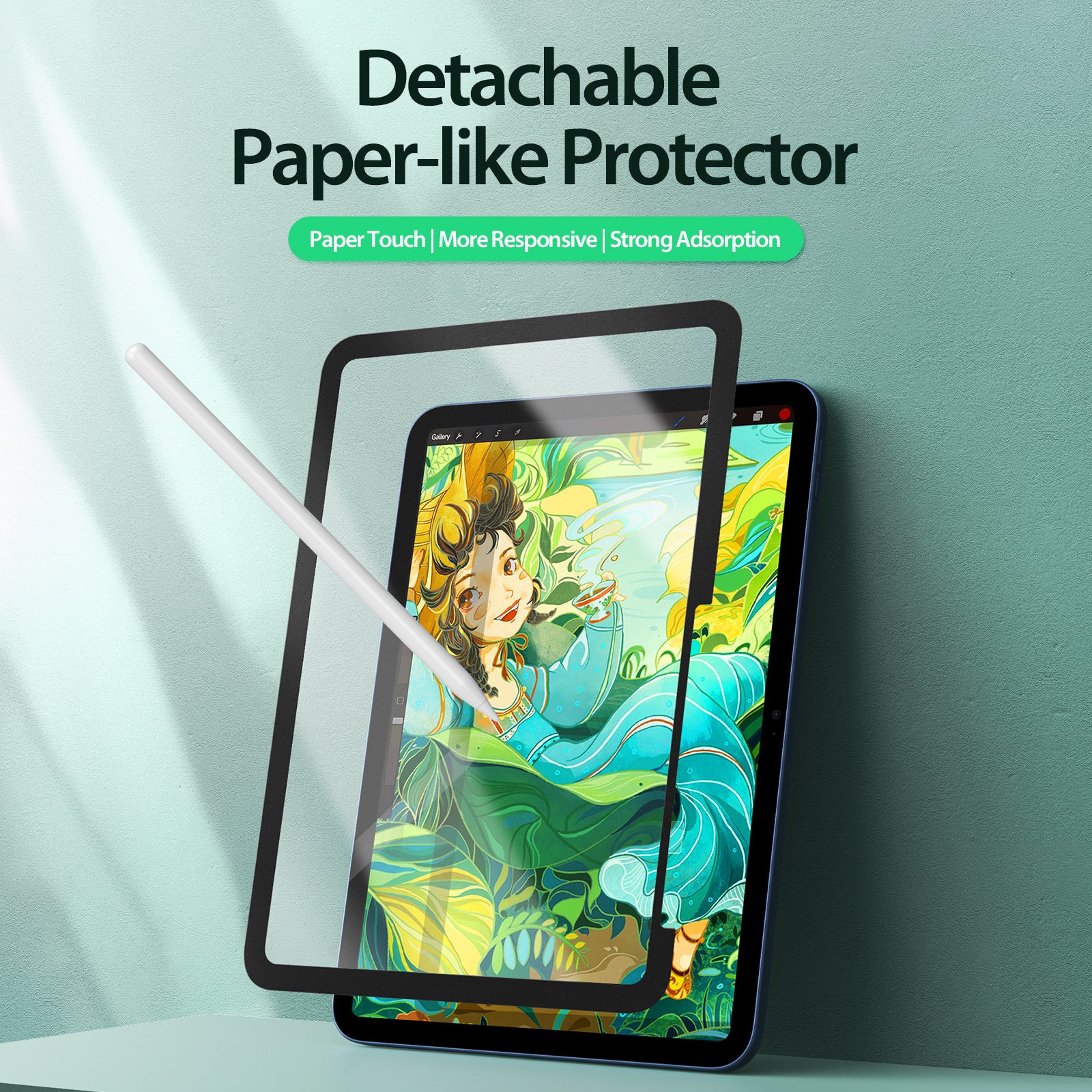 DUX DUCIS Naad Series for iPad 10.9 (2022) Paper-Feel Screen Protector PET Film Reusable Matte Finish