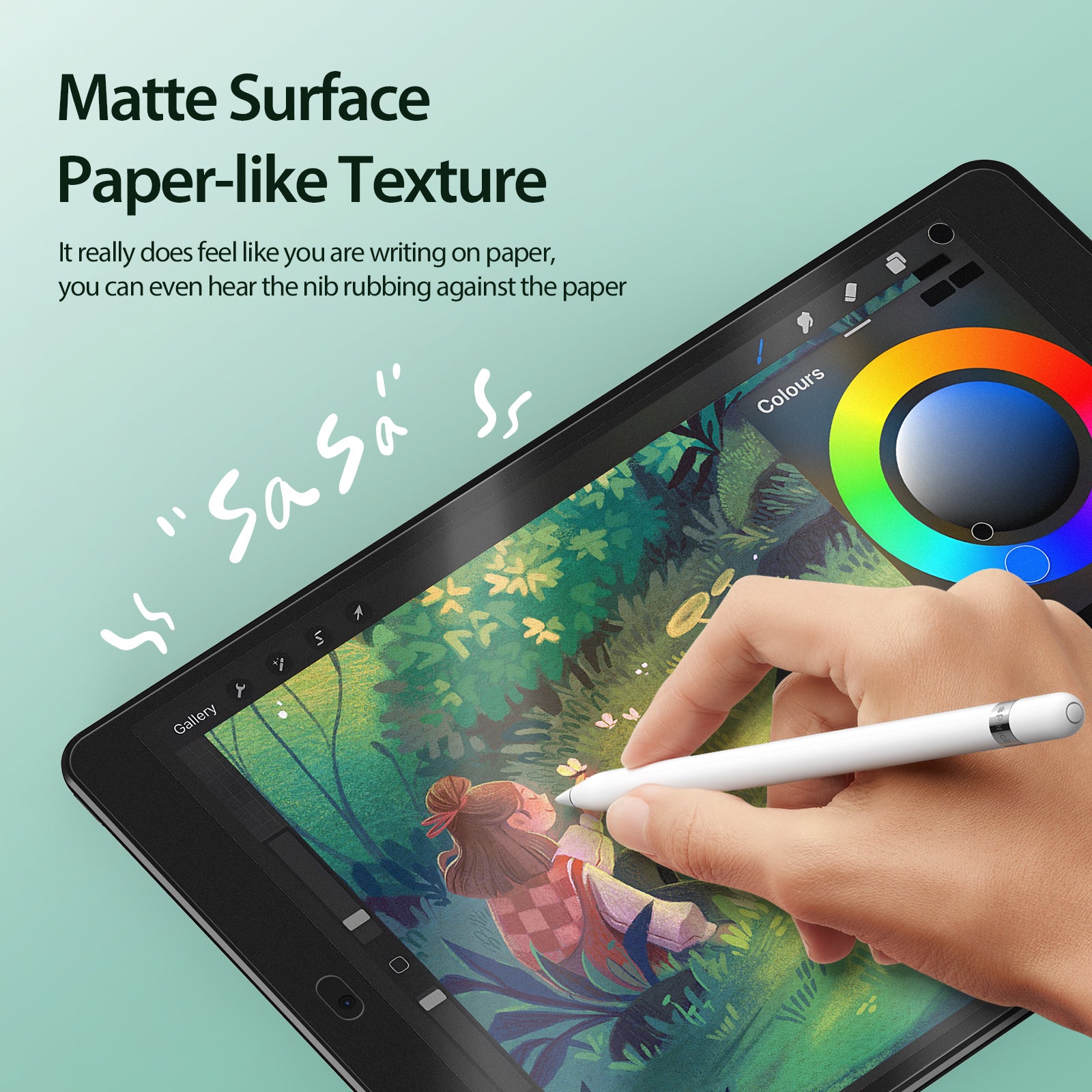 DUX DUCIS Naad Series for iPad 10.2 (2019) / (2020) / (2021) Screen Protector Matte PET Paperfeel Film