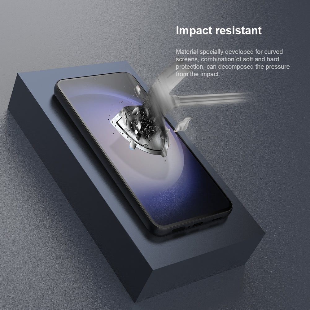NILLKIN 2Pcs For Samsung Galaxy S24 Screen Film PMMA Full Glue Impact Resistant Screen Protector
