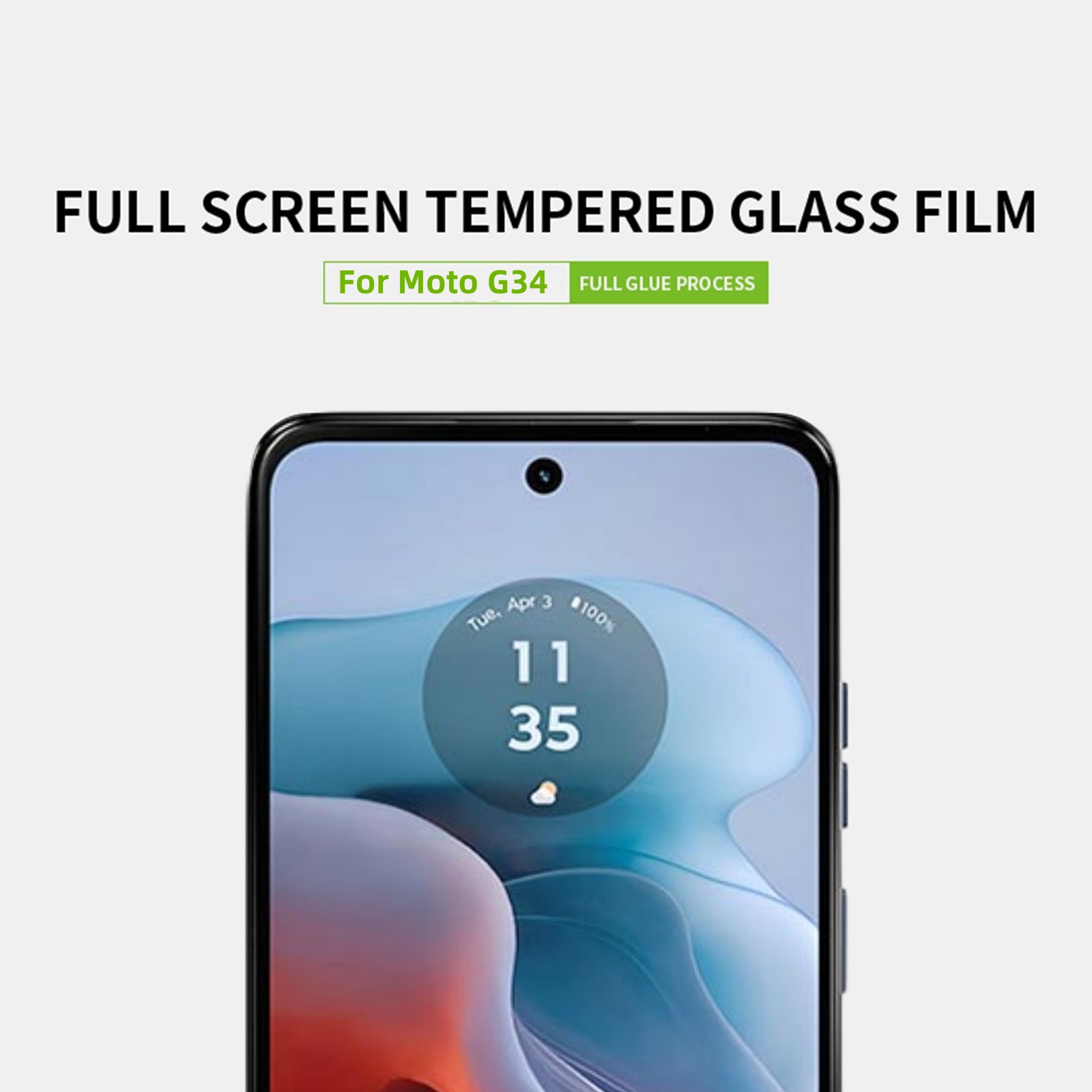 PINWUYO JK Tempered Glass Film Series-2 for Motorola Moto G34 5G Screen Protector Anti-explosion