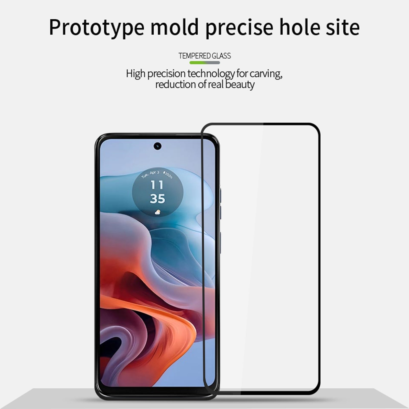 PINWUYO JK Tempered Glass Film Series-2 for Motorola Moto G34 5G Screen Protector Anti-explosion