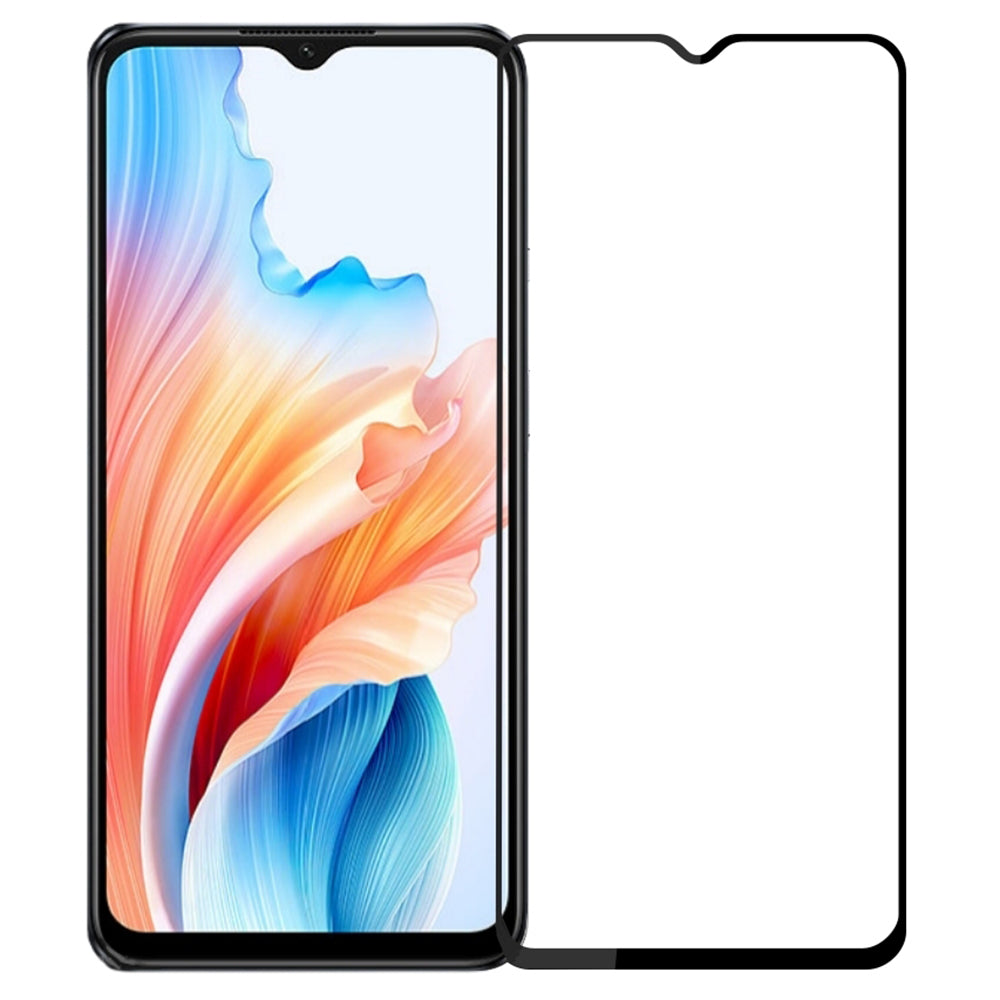 MOFI For Oppo A59 5G JK Tempered Glass Film Series-1 Screen Guard Protector Full Glue Full Coverage