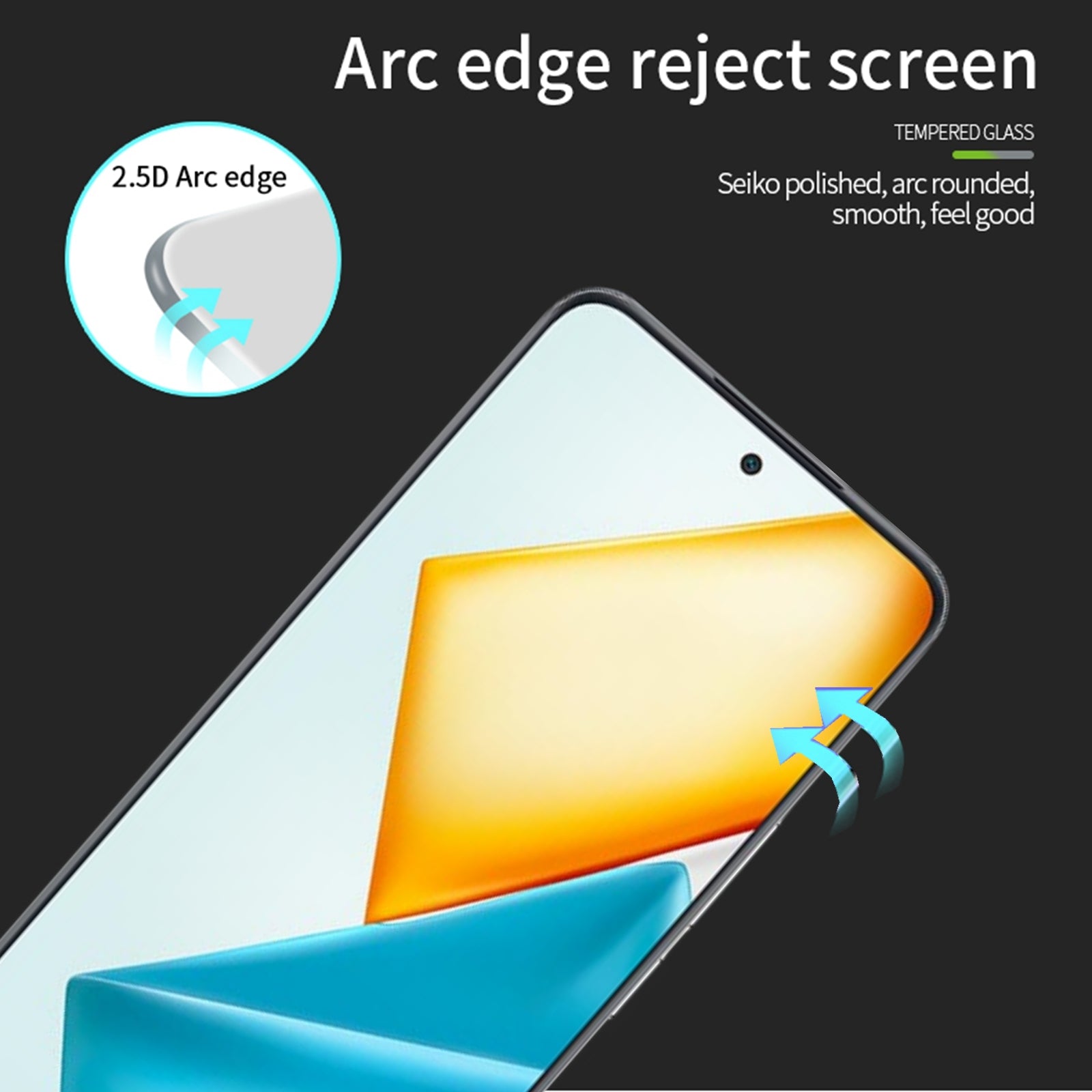 MOFI For Honor 90 GT 5G JK Tempered Glass Film Series-1 Ultra Clear Full Cover Screen Protector