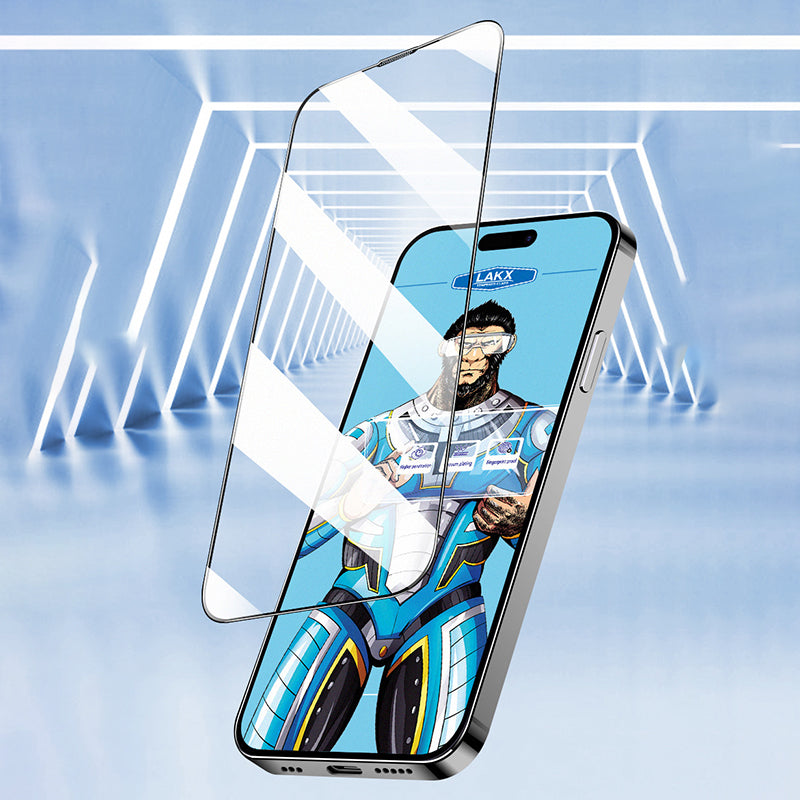For iPhone 15 Pro Max Matte Screen Protector Fingerprint-free High Aluminium-silicon Glass
