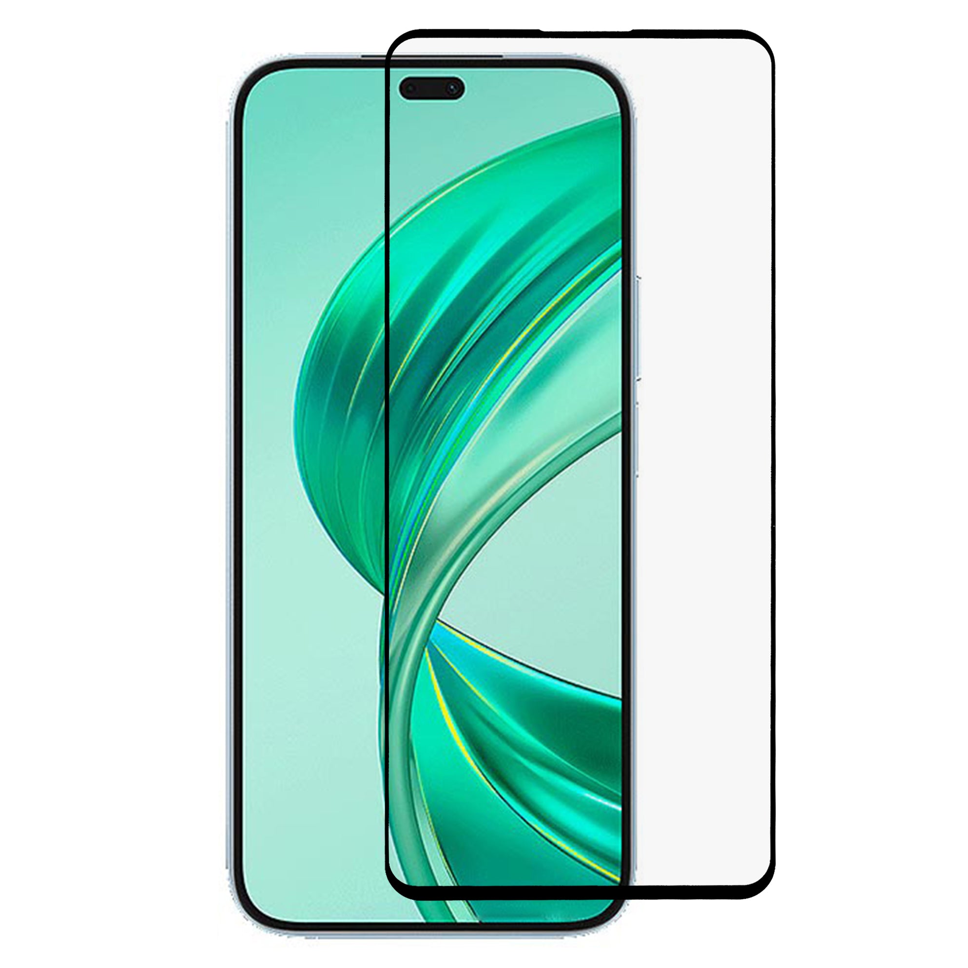 For Honor X8b 4G Screen Protector Silk Printing Tempered Glass Film HD Clear