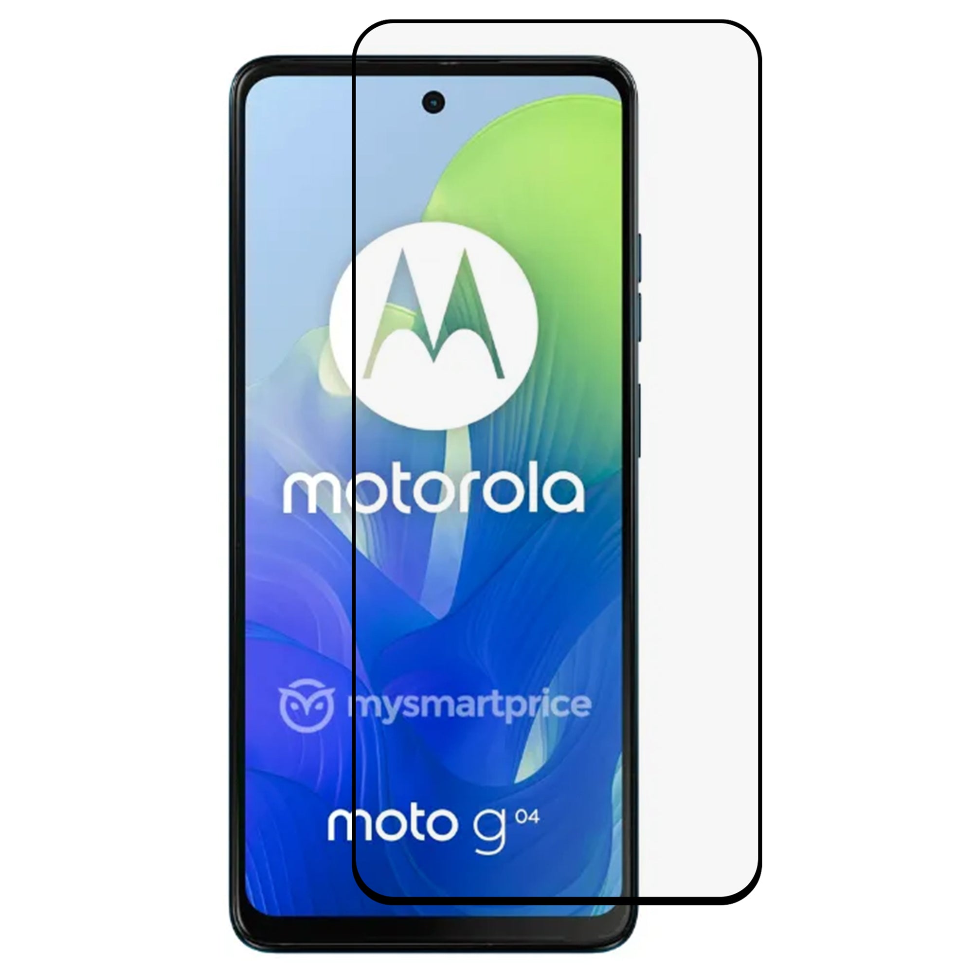For Motorola Moto G04 4G / G24 4G Clear Screen Protector Tempered Glass Film Silk Printing