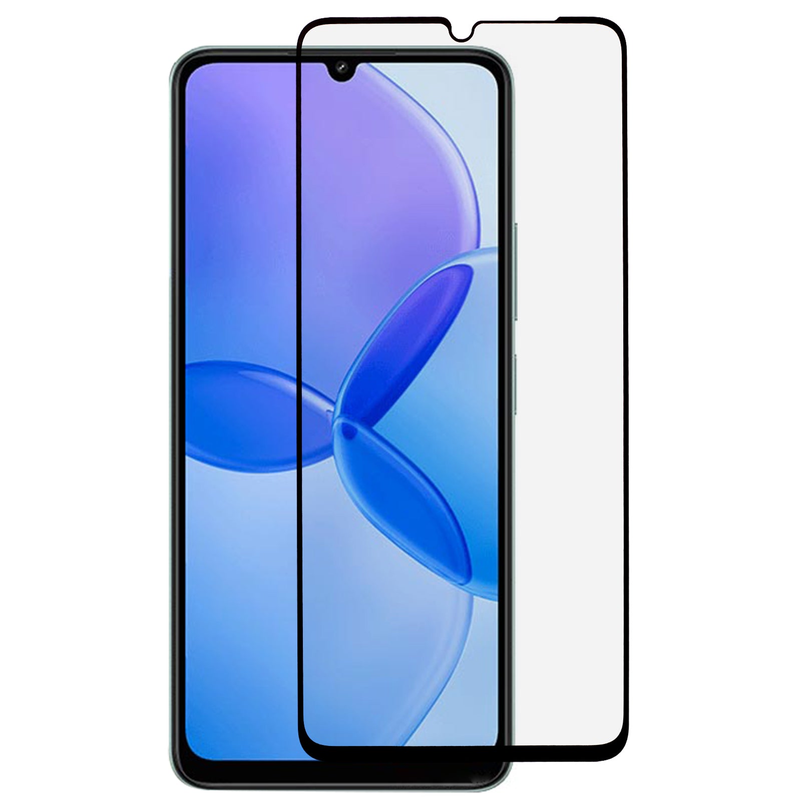 For Xiaomi Redmi 13R 5G Tempered Glass Screen Protector Silk Printing Anti-Shatter