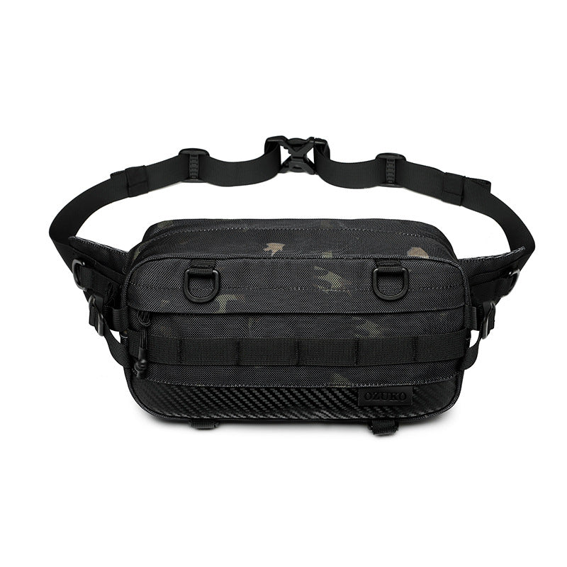 OZUKO 9676 Outdoor Tactical Men Crossbody Bag Oxford Cloth Chest Pack