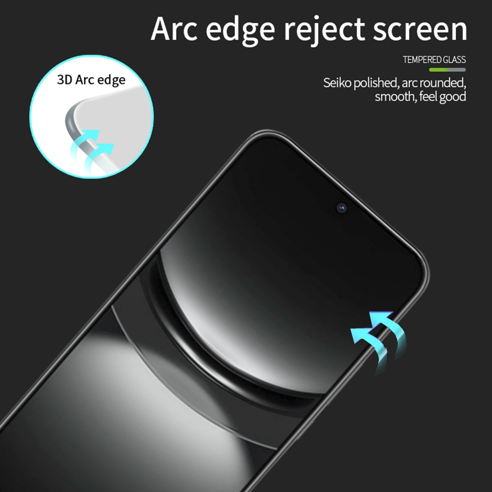 MOFI JK 3D Tempered Glass Film-1 for Huawei nova 12 5G 9H Full Screen Protector