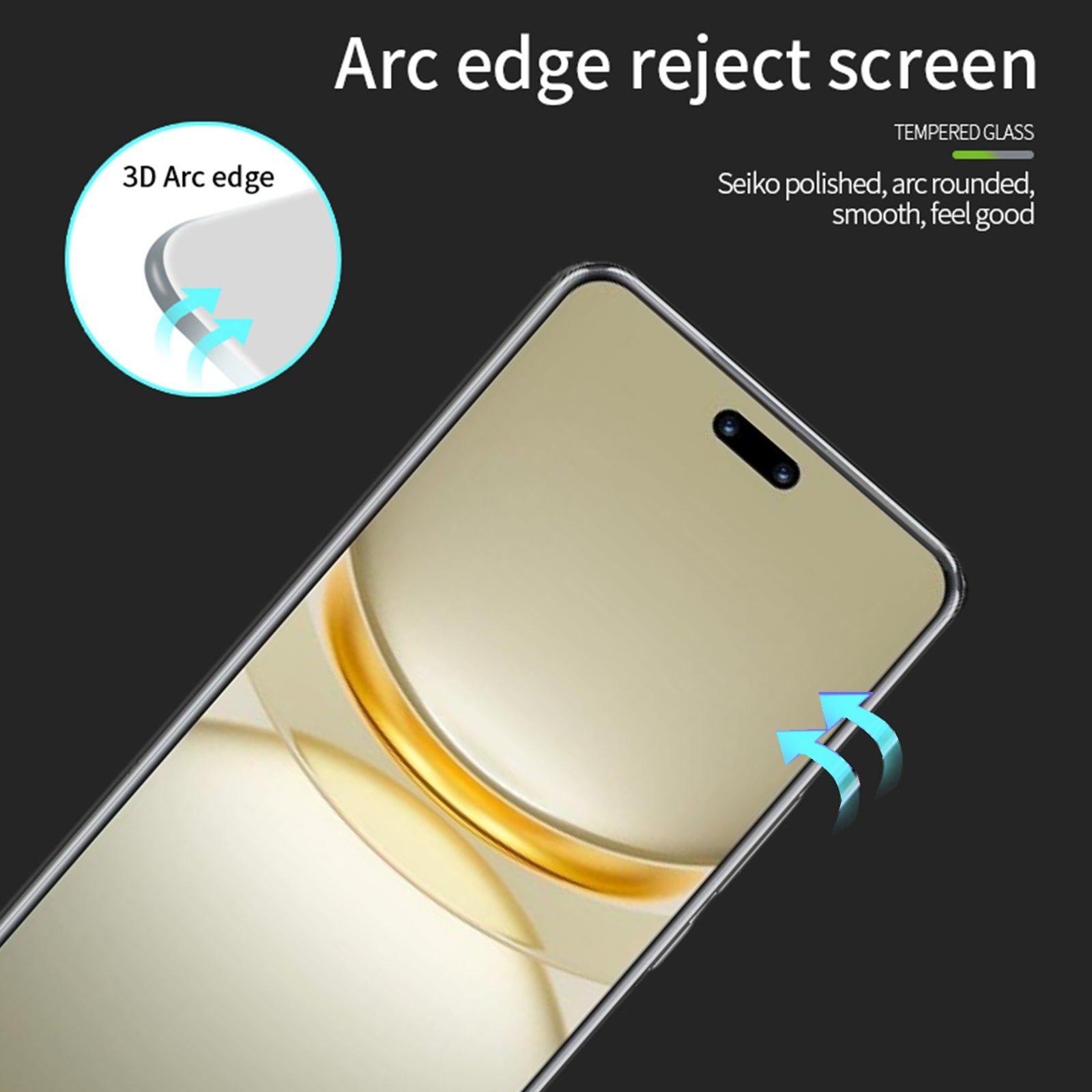PINWUYO For Huawei nova 12 Pro 5G / nova 12 Ultra 5G Screen Protector 3D Hot Bending Tempered Glass Film
