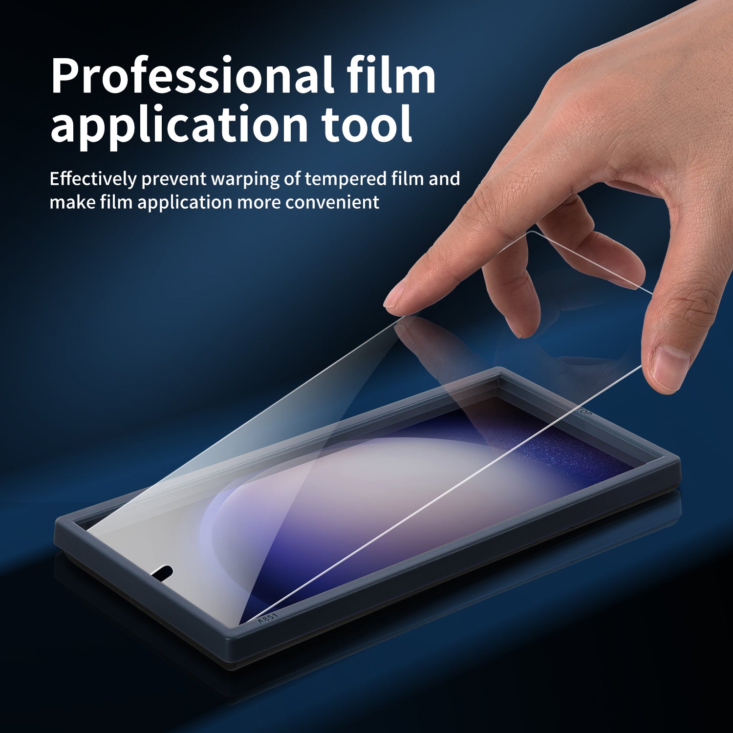 For Samsung Galaxy S23 Screen Protector 2Pcs Fingerprint Unlock Film with 2Pcs Camera Lens Protector