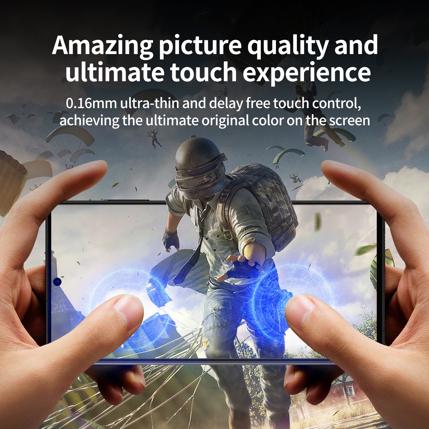 For Samsung Galaxy S22+ 5G Screen Protector 3Pcs Clear Film + 2Pcs Camera Lens Protector Fingerprint Unlock Compatible