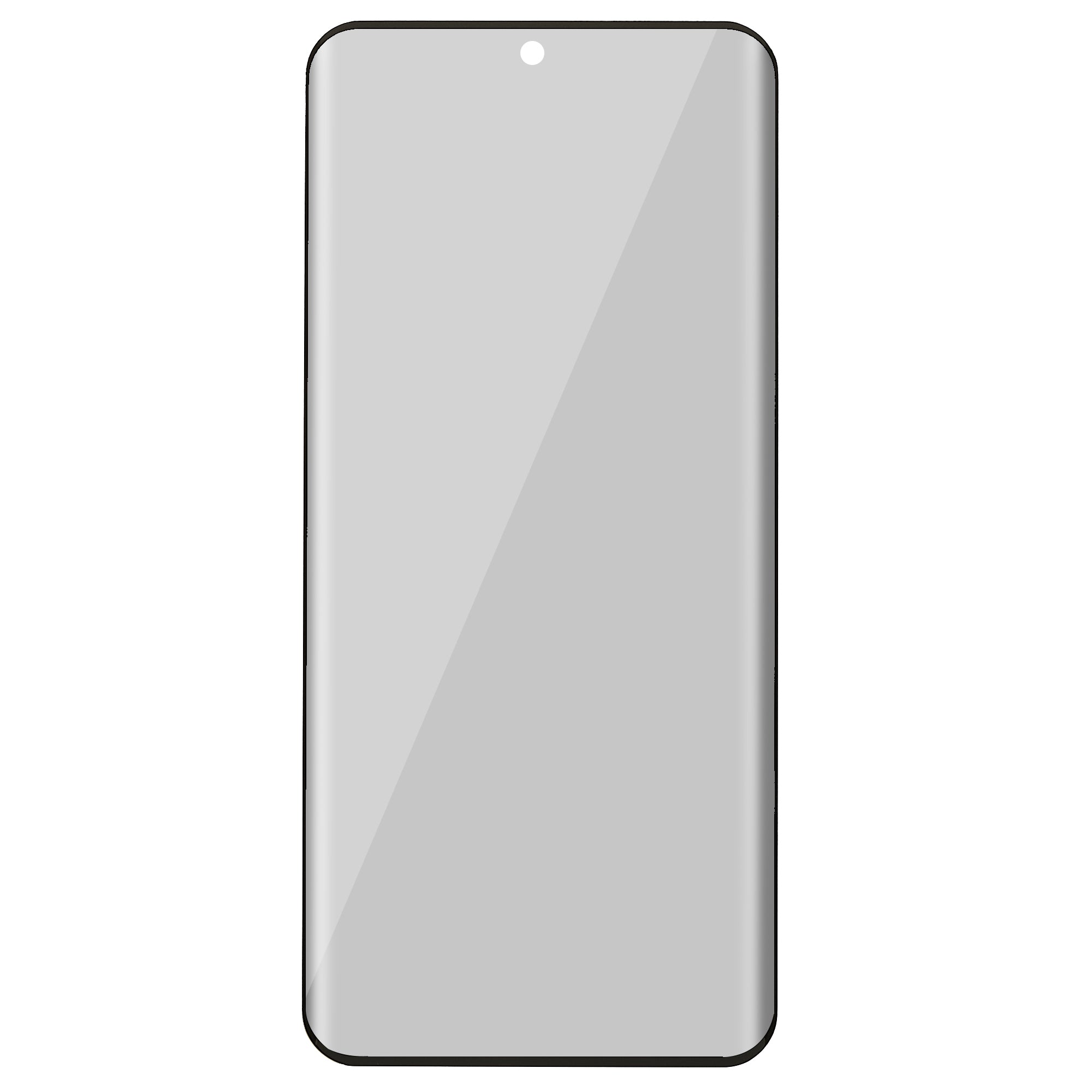 For OnePlus 12R 5G / Ace 3 5G Anti-Spy Screen Protector Silk Printing Side Glue Film Guard