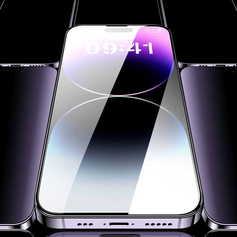 For iPhone 14 Pro Screen Protector Anti-Spy Tempered Glass Film Easy Installation Tool