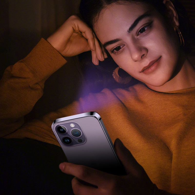 For iPhone 14 Pro Screen Protector Ultra Clear Automatic Dust Removal Protective Flim