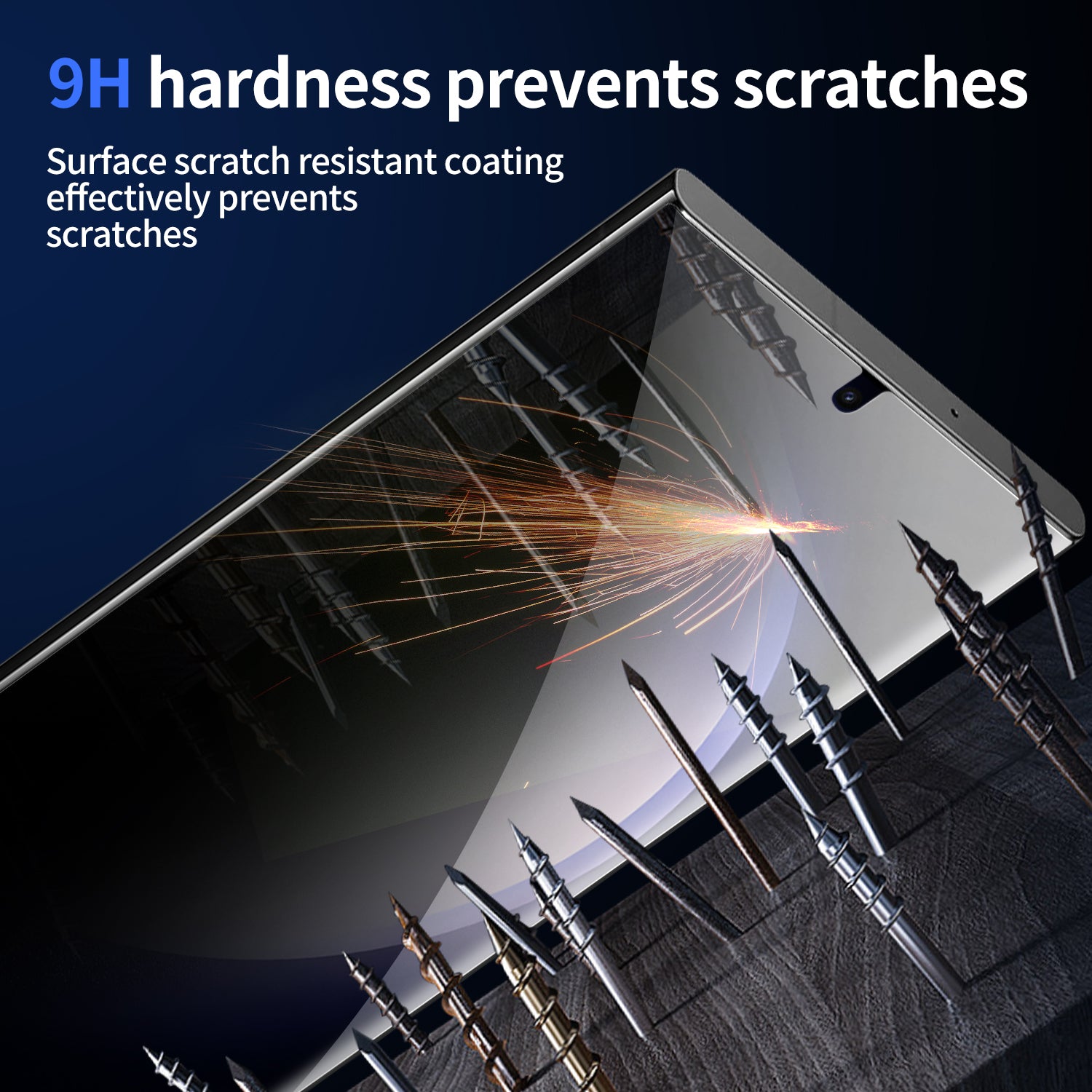 2Pcs Anti-Peeping Screen Protector for Samsung Galaxy S24 Ultra 9H Hardness Film with 2Pcs Camera Lens Protector