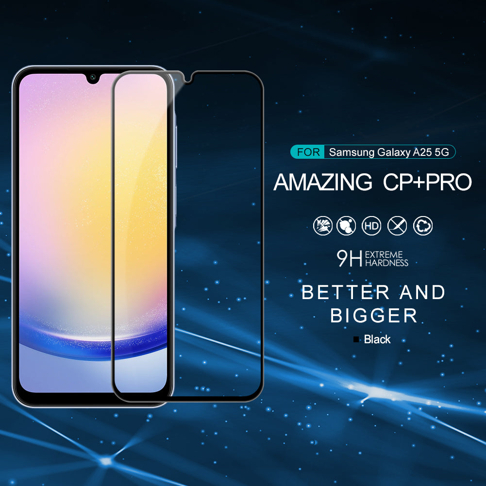 NILLKIN CP+PRO For Samsung Galaxy A25 5G (Global) (161.0 x 76.5 x 8.3mm) Screen Protector AGC Glass Film