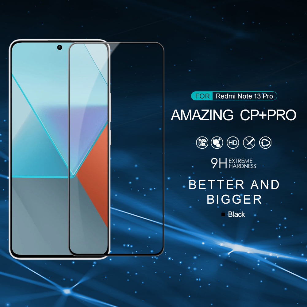 NILLKIN CP+PRO For Xiaomi Redmi Note 13 Pro 5G Screen Protector AGC Glass Film Anti-Shatter HD Clear