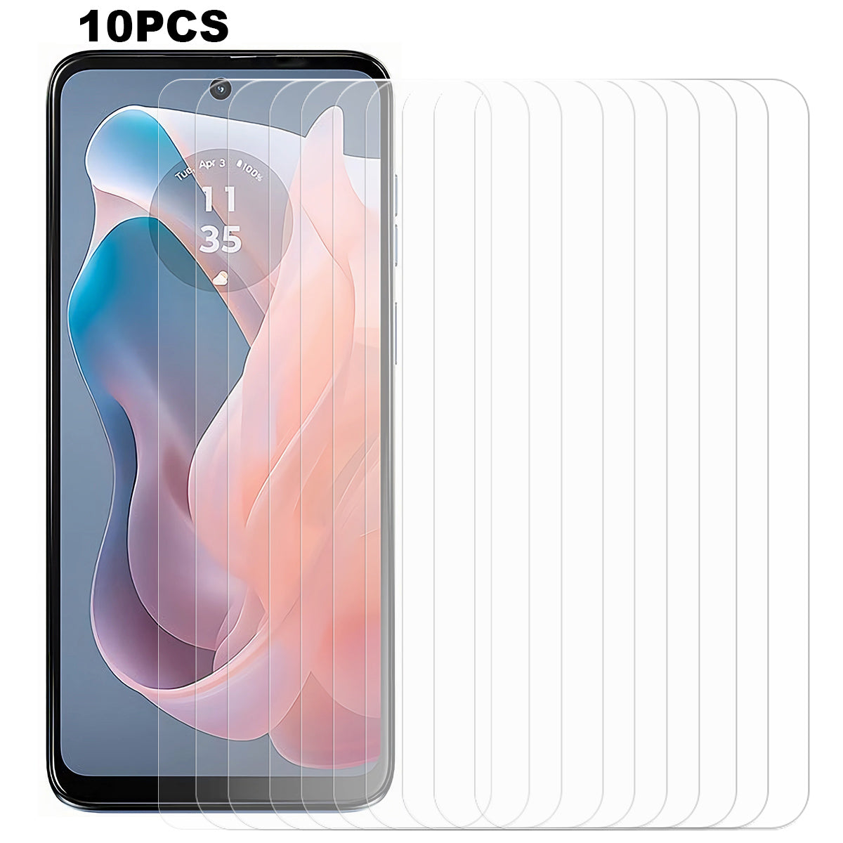 10PCS For Motorola Moto G Play (2024) 4G 0.3mm 2.5D Screen Protector Tempered Glass HD Clear Film
