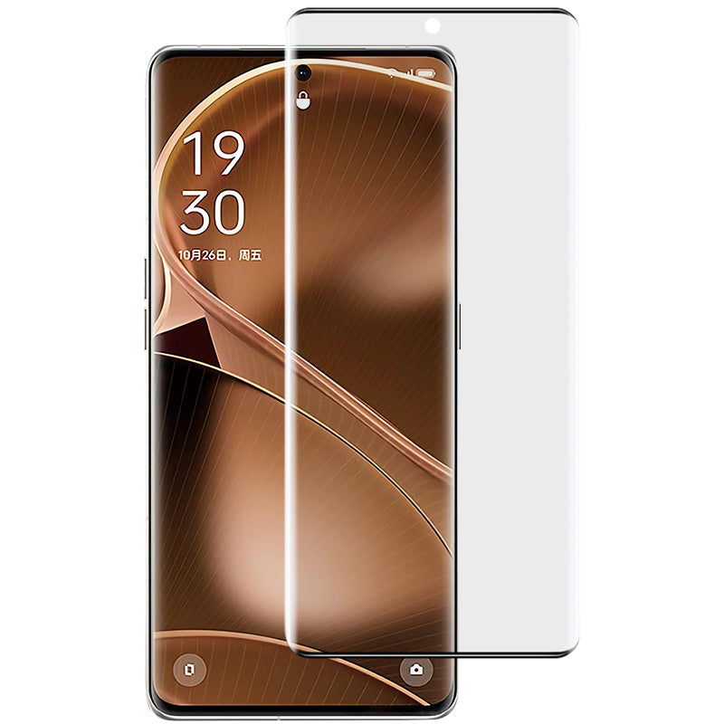 IMAK For Oppo Find X6 Pro Screen Protector Tempered Glass Film 3D Curved, Shatterproof