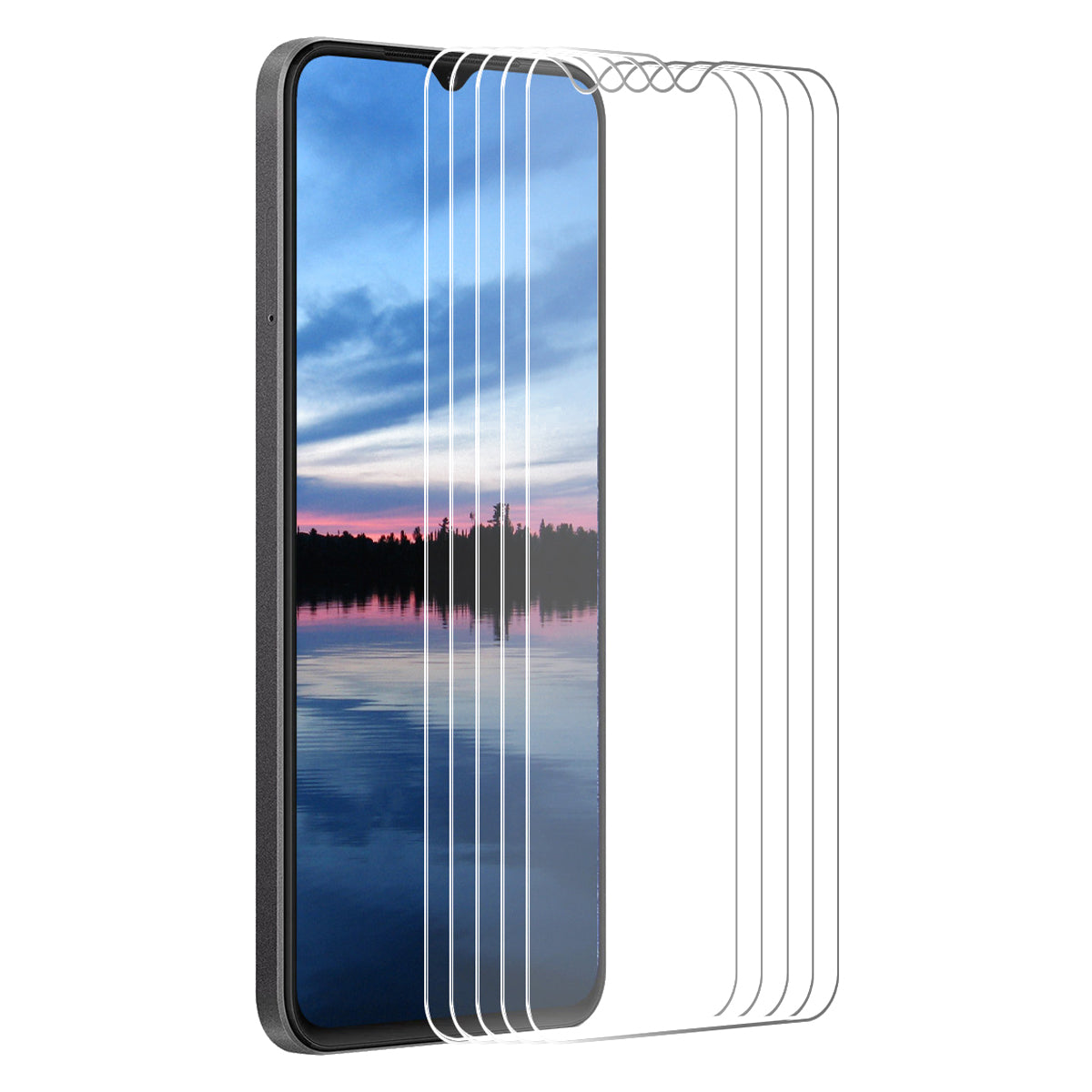 ENKAY HAT PRINCE 5Pcs For Nokia G42 Screen Protector Large Arc Edge Anti-Scartch Screen Film