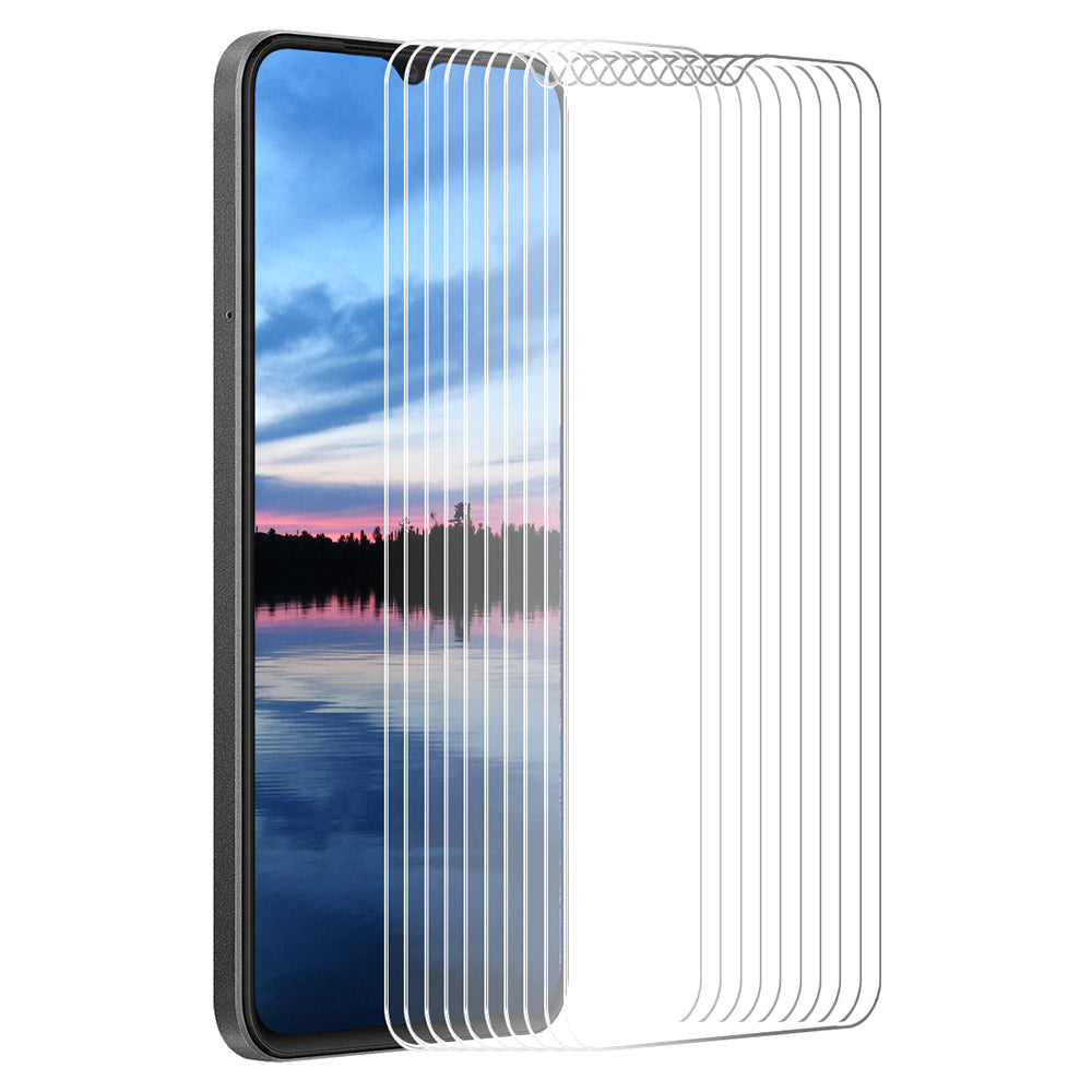 ENKAY HAT PRINCE 10Pcs For Nokia C210 Clear Screen Protector 9H Hardness Film Large Arc Edge