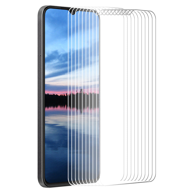 ENKAY HAT PRINCE 10Pcs For Oppo A18 4G / A38 4G High Aluminum-silicon Glass Large Arc Edge HD Screen Film