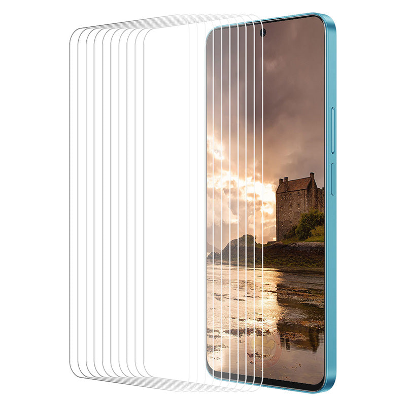 ENKAY HAT PRINCE 10Pcs For Oppo A2 Tempered Glass Anti-explosion Clear High Aluminum-silicon Glass Film