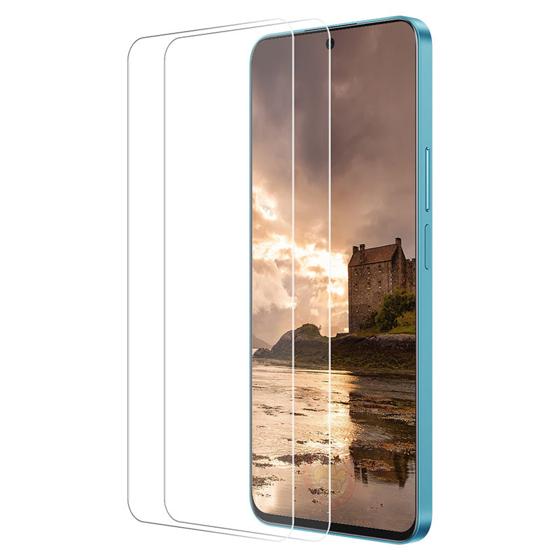 ENKAY HAT PRINCE 2Pcs For Realme Narzo N55 4G / C55 High Aluminum-silicon Glass Screen Protector Anti-fingerprint Film