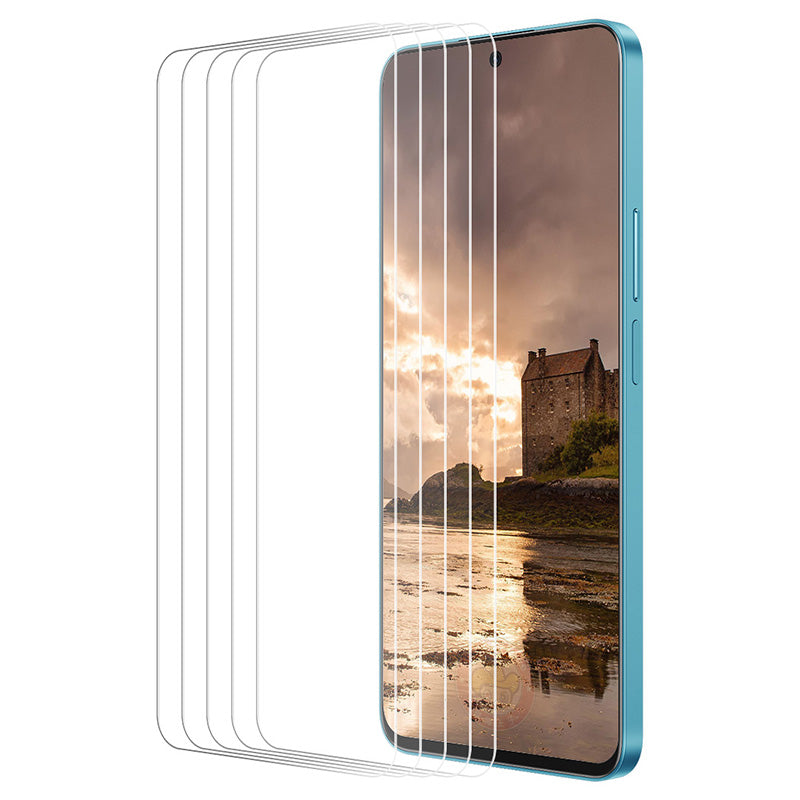ENKAY HAT PRINCE 5Pcs For Realme Narzo 60x 5G High Aluminum-silicon Glass Screen Protector Anti-explosion Tempered Glass