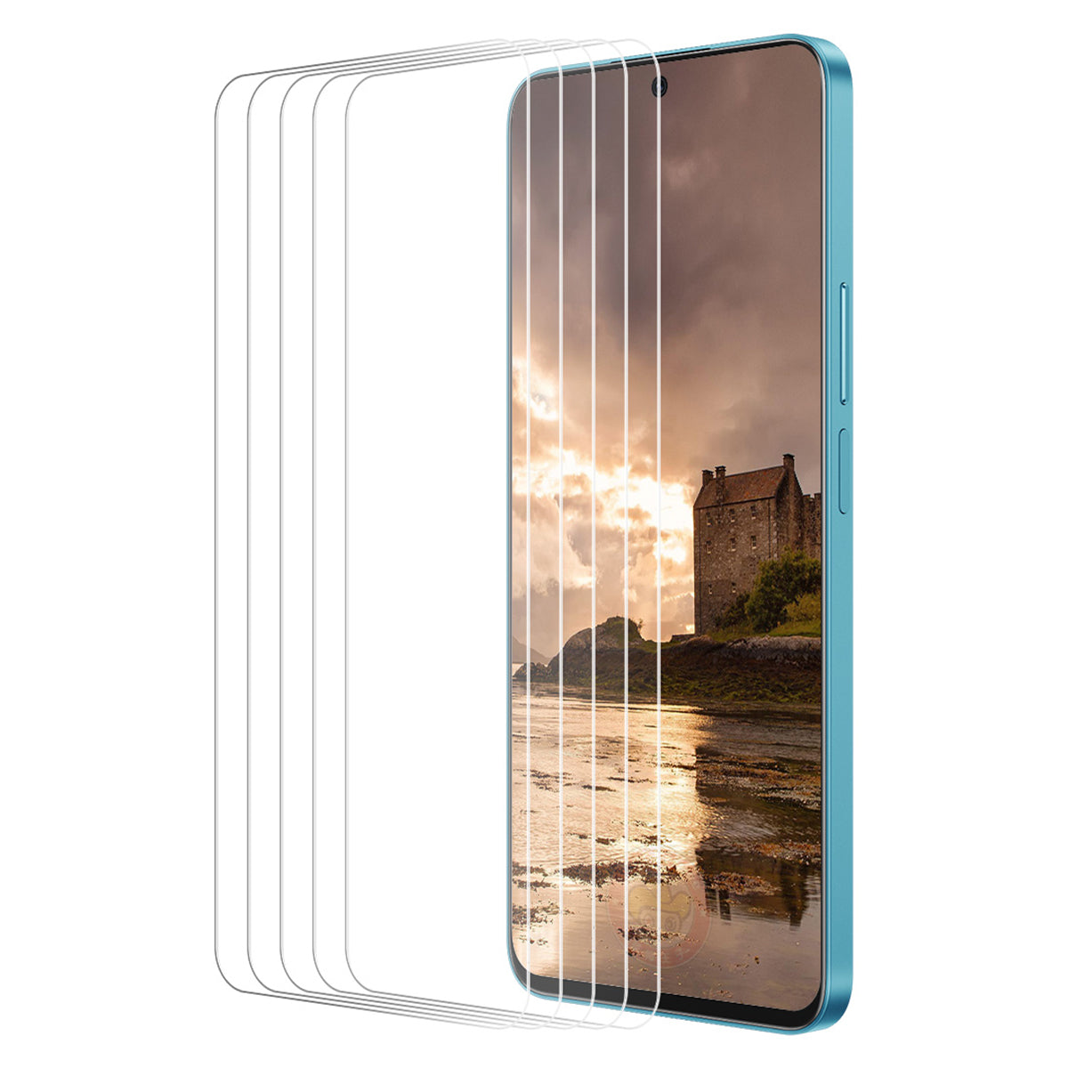 ENKAY HAT PRINCE 5Pcs For vivo iQOO Neo8 5G / Neo8 Pro 5G Screen Protector 9H Hardness HD Clear Film