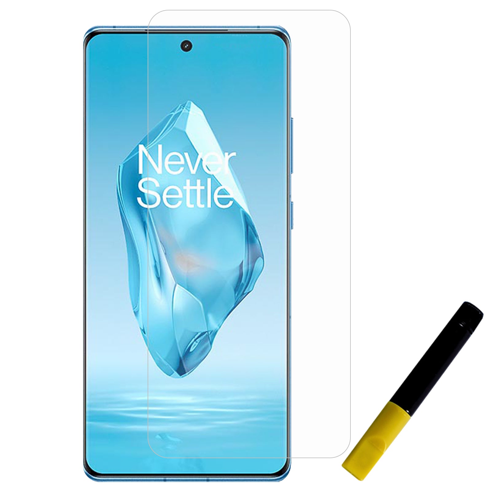 For OnePlus 12R 5G / Ace 3 5G Screen Protector UV Liquid Tempered Glass Protective Film