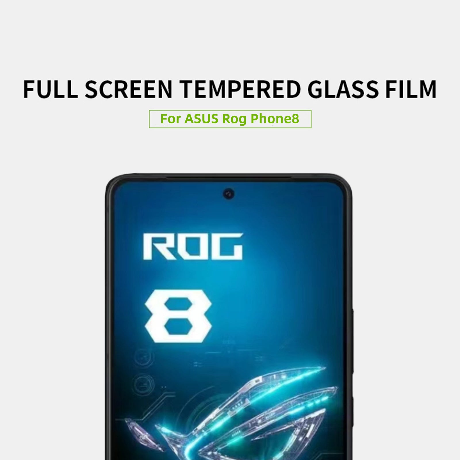 MOFI JK Tempered Glass Film Series-1 for Asus ROG Phone 8 5G / Phone 8 Pro 5G Screen Protector Full Glue Clear Film