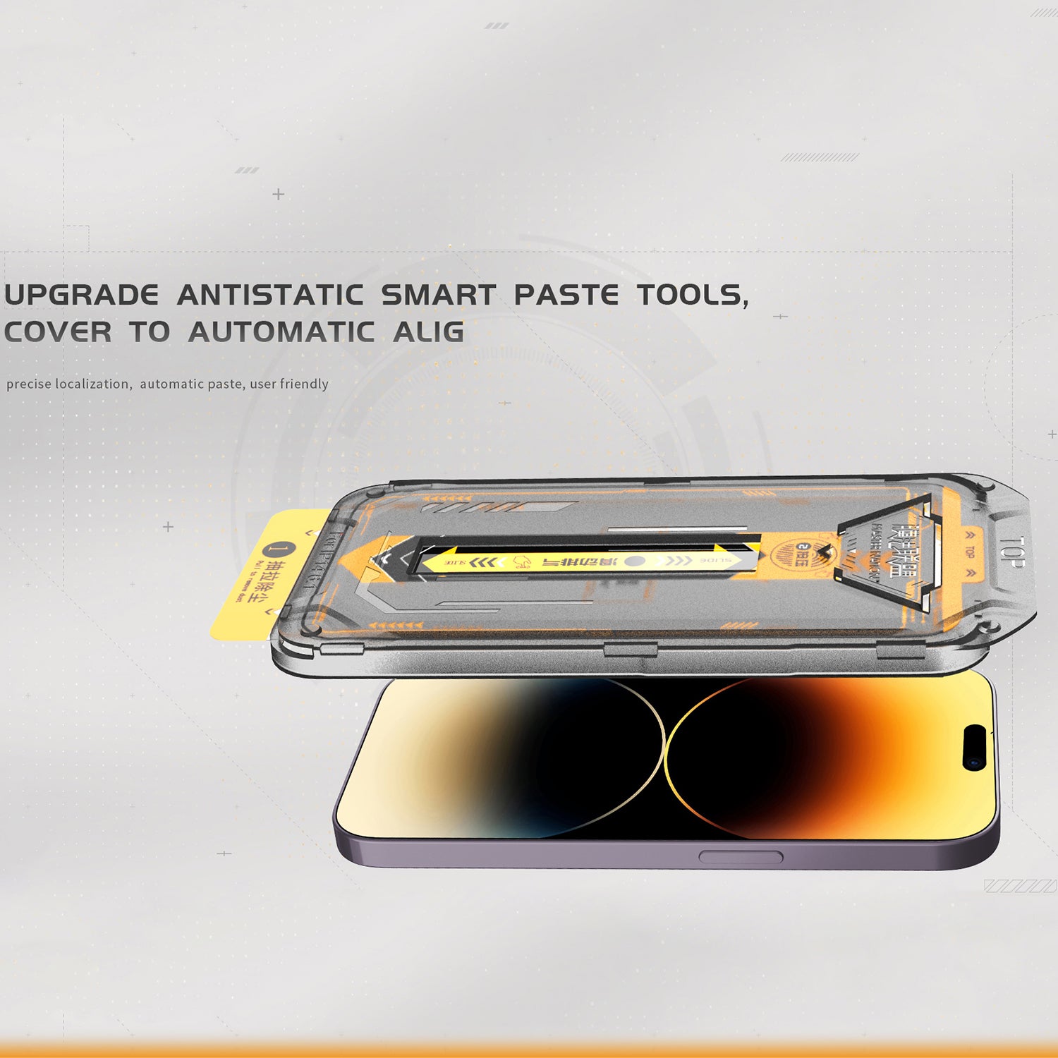 TGVI'S For iPhone 14 Pro Eye Protection Screen Protector High HD Clear Front Film+Back Protector