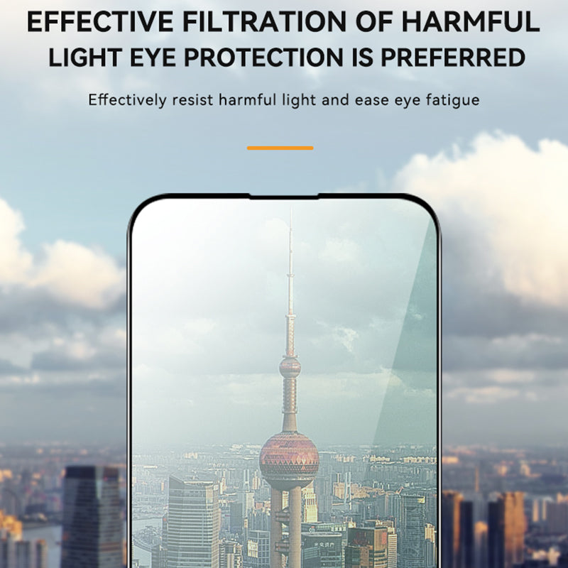 TGVI'S For iPhone 15 Screen Protector Anti-green-ray Front Film+Back Film