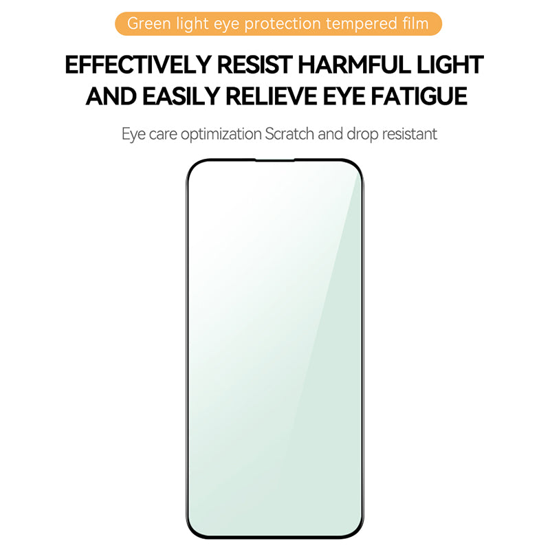 TGVI'S For iPhone 15 Pro 2.5D Screen Protector Eye Protection Front Film+Back Protector