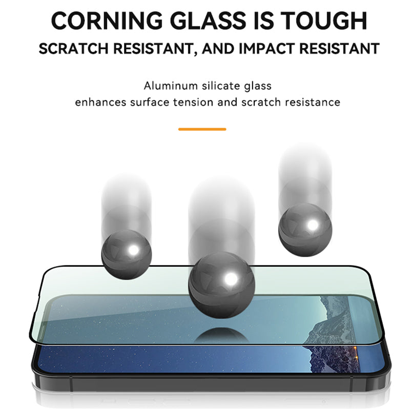 TGVI'S For iPhone 15 Pro 2.5D Screen Protector Eye Protection Front Film+Back Protector
