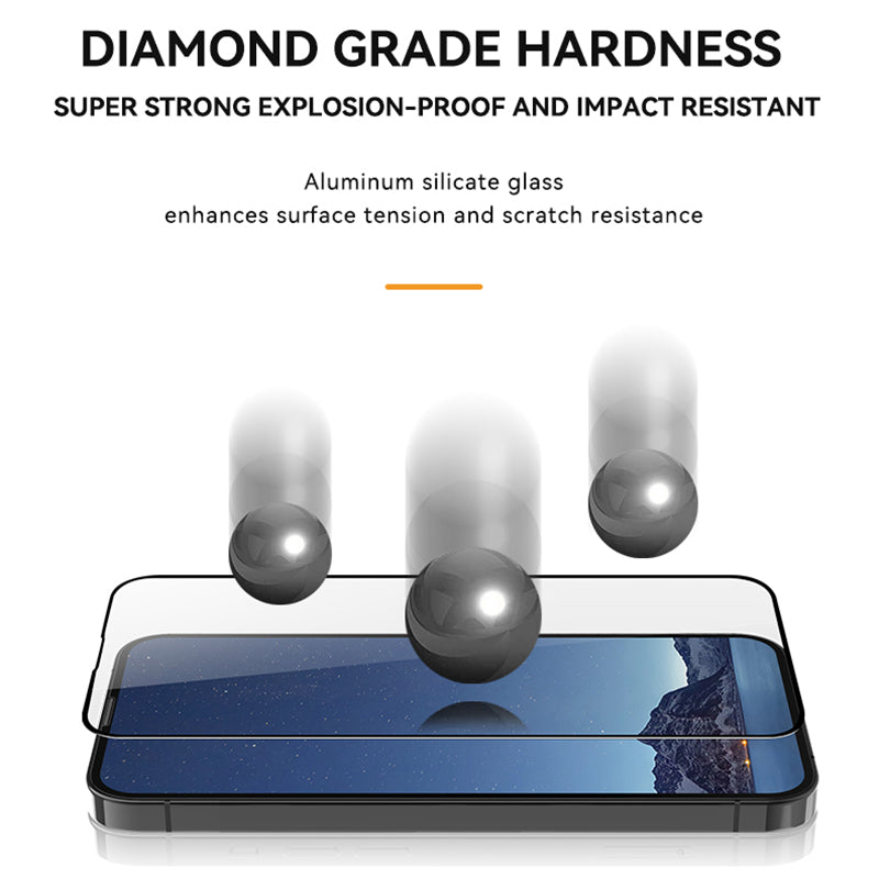 TGVI'S For iPhone 15 Pro Antibacterial Screen Protector Ultra Clear Front Film+Back Protector
