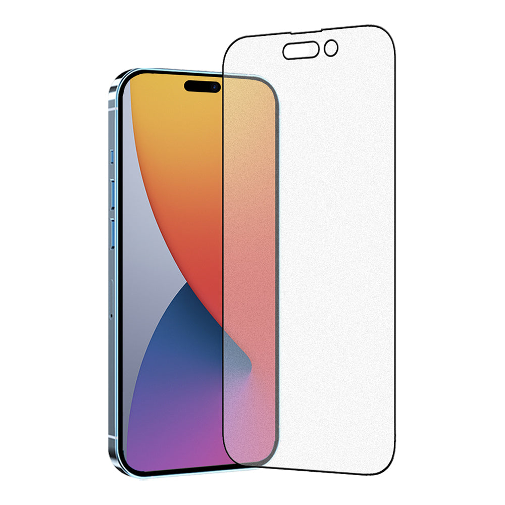 TGVI'S For iPhone 15 Pro Max Protective Front Film AG Matte 9H Screen Protector+Back Cover